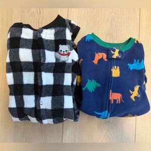 Pair of Fleece Toddler Sleepers (Size 18-24m)